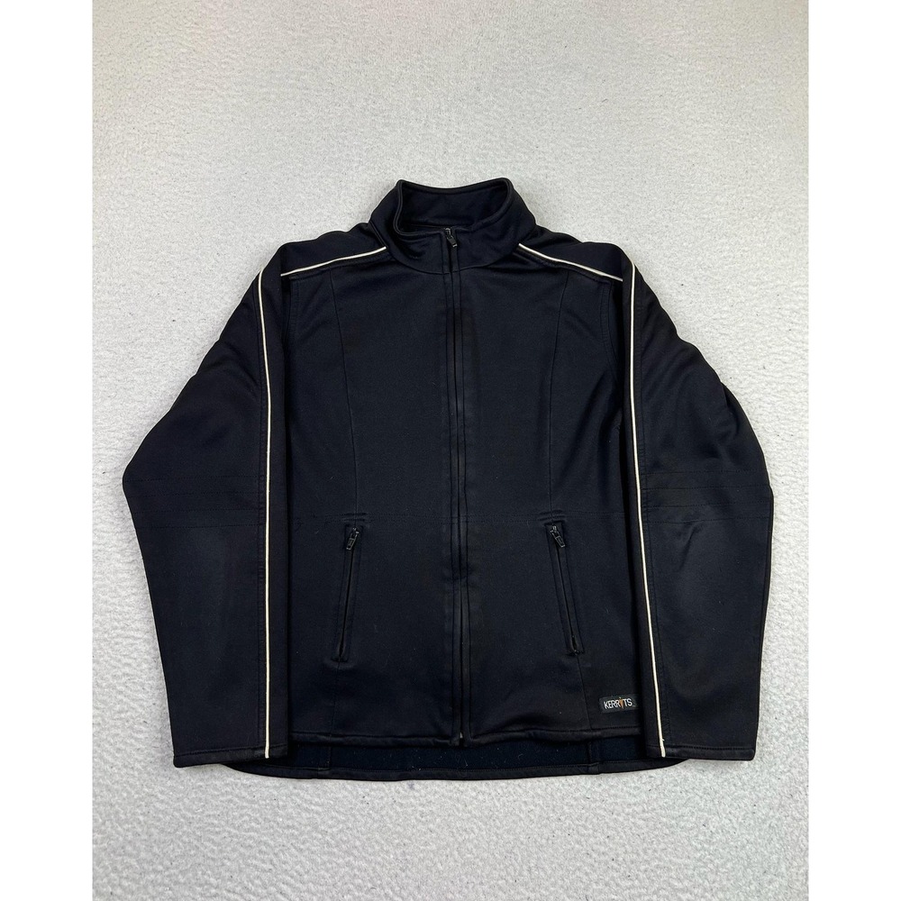 Kerrits‎ Jacket Womens Large Black Softshell Full Zip Equestrian Riding